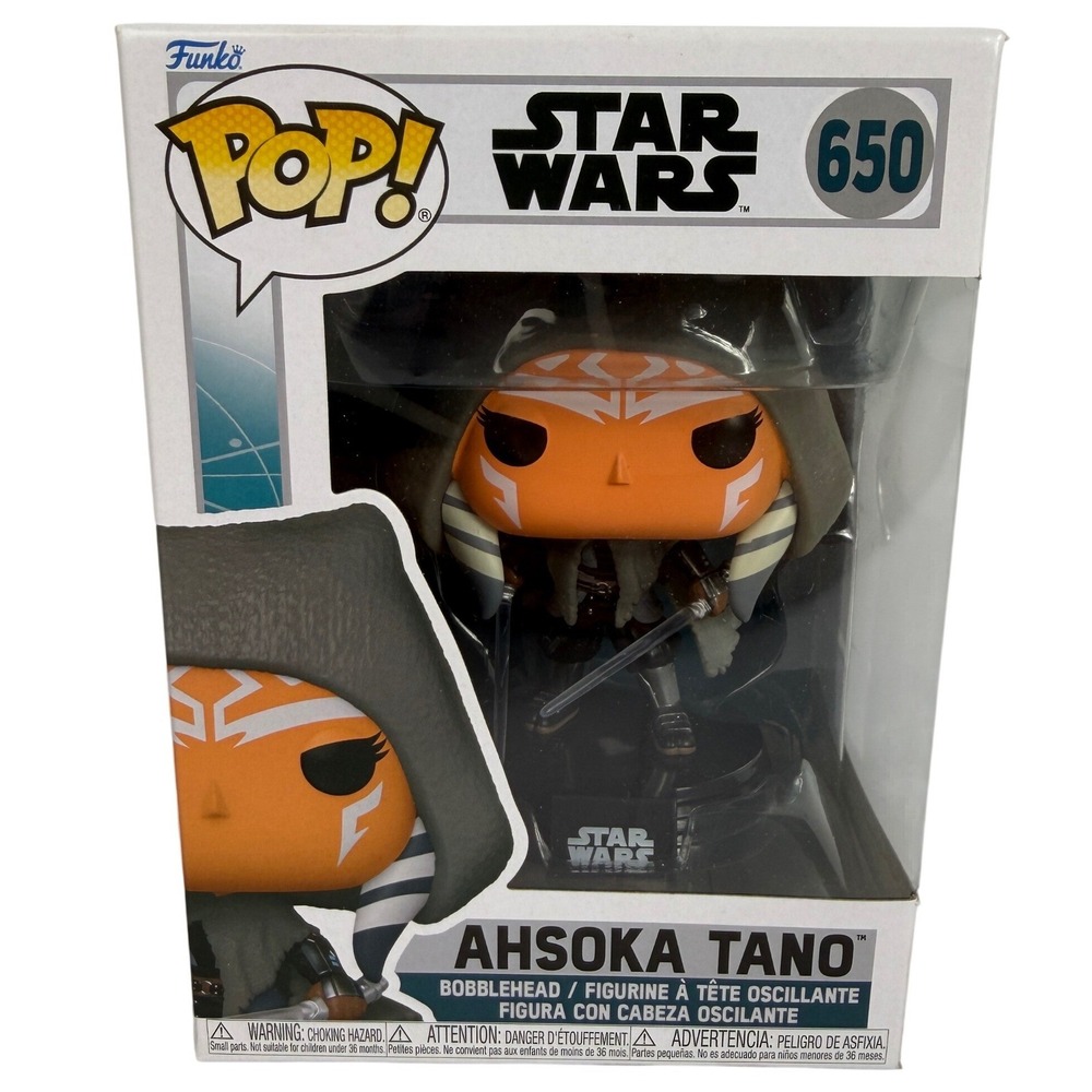 Funko Pop Star Wars Ahsoka Tano 650 Hooded Vinyl Bobblehead Figure Ahsoka Series